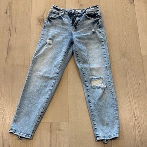 Distressed Blue Women's Jeans